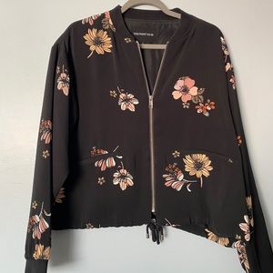 Cute floral target jacket